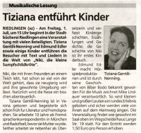 Schwäbische Zeitung 29. Juni 2005